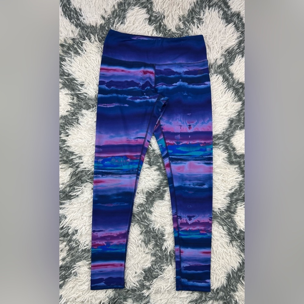 RBX Women's Multi-Color Leggings Yoga Size Medium